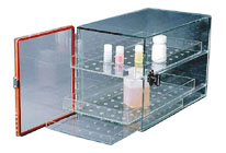 D10834-03 : Desiccator Cabinet, Acrylic, w/Hygrometer, (10L x 7W